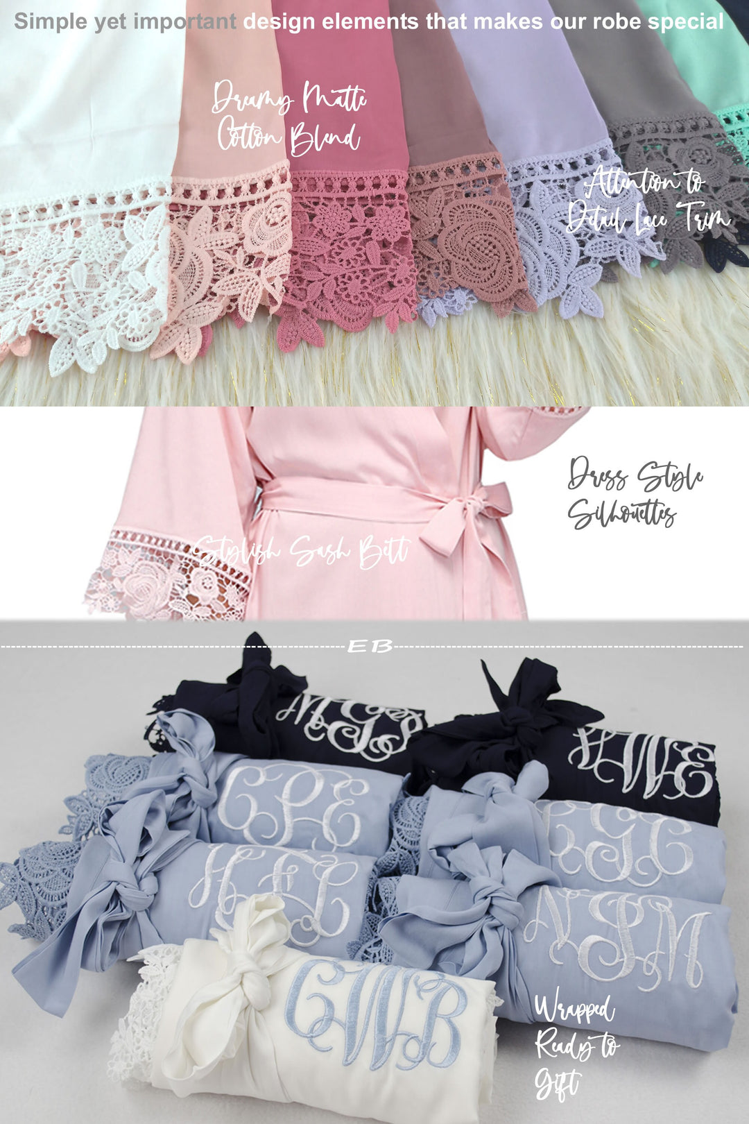 Dusty Blush robes, bridesmaid gift personalized, custom initial and name robe, thread embroidered robes, proposal gift set, flower girl