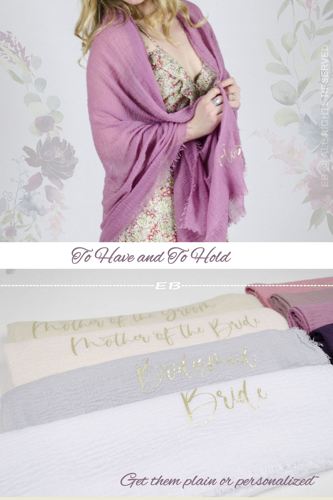 personalized bridesmaid shawl, bridesmaid proposal gift, personalized gift, bachelorette party favor, brides babes