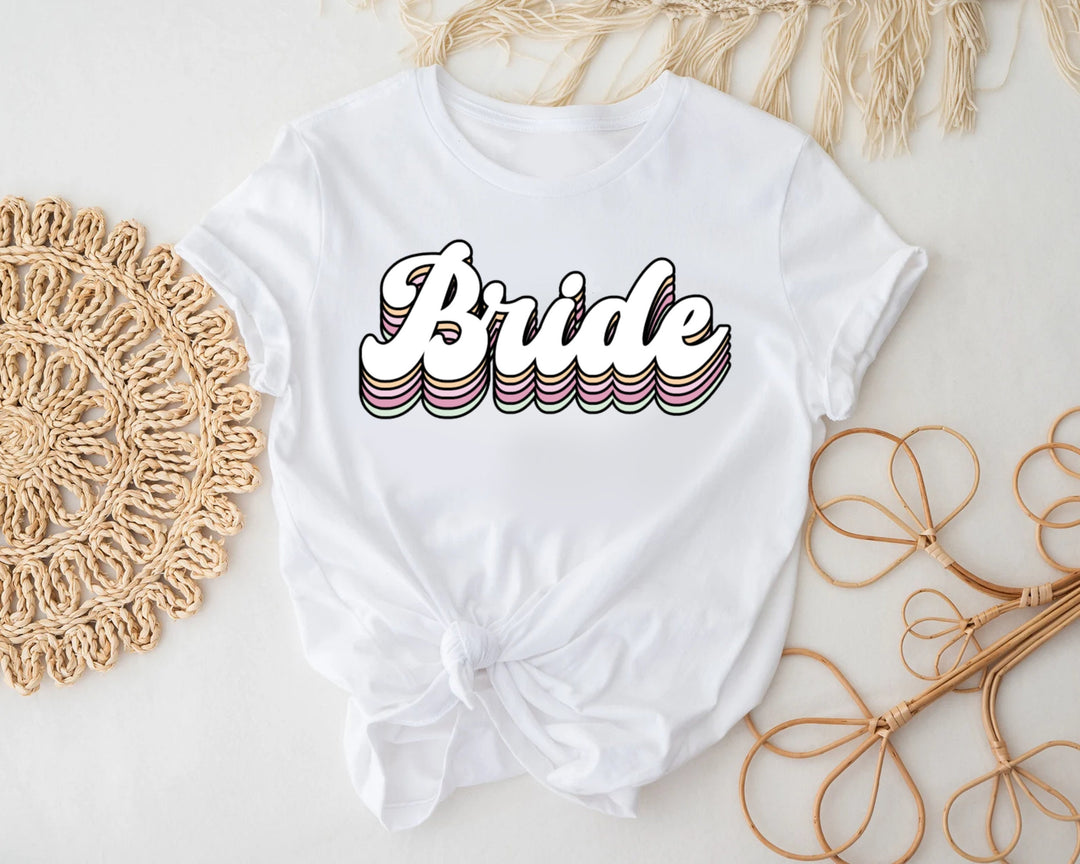 Babe T-shirt, Bride's Babe, Bridal Shower Gift, Bridesmaid tees gift, Bachelorette Shirt, Bride Gift, Bride Party, retro style, custom tees